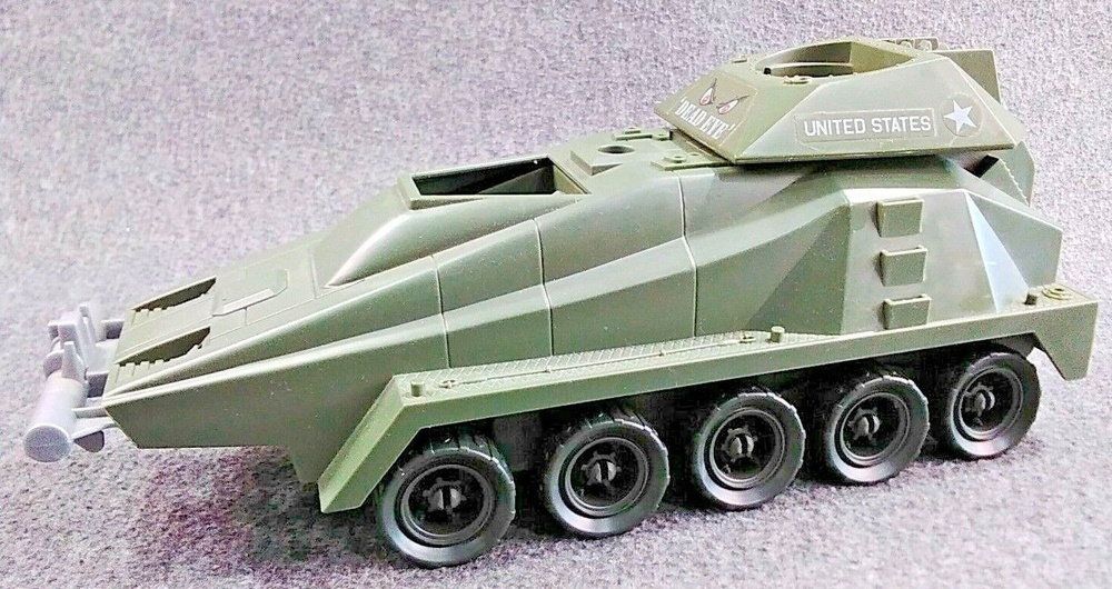 Vintage GI Joe Persuader Probe Vehicle Tank 1987 Hasbro ARAH Incomplete
